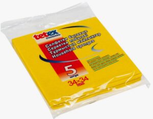 TETEX 163 Салфетки бытовые 34 x 34 см. 5шт