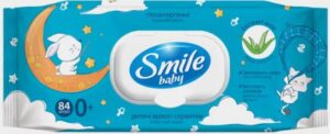 Smile Baby Салфетки влажные Детские с Первых дней жизни 84шт