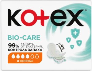 Kotex Прокладки Bio-Care Normal 8шт.