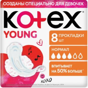 Kotex Прокладки Young Normal 8шт