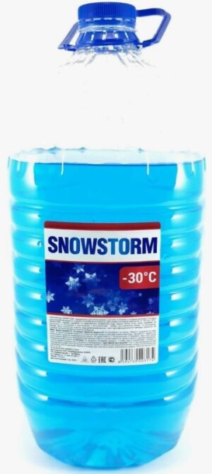 SnowStorm Жидкость стеклоомывателя Зимняя (до -30), 4л.
