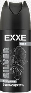 EXXE MEN мужской дезодорант аэрозоль SILVER, 150мл.
