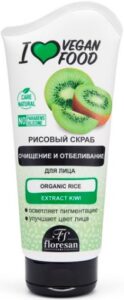 Veganfood  Рисовый скраб для лица Экстракт киви, 150мл