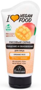 Veganfood  Рисовый скраб для лица Экстракт манго, 150мл