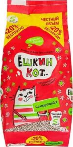 Алёшкин Кот наполнитель Комкующийся 5л