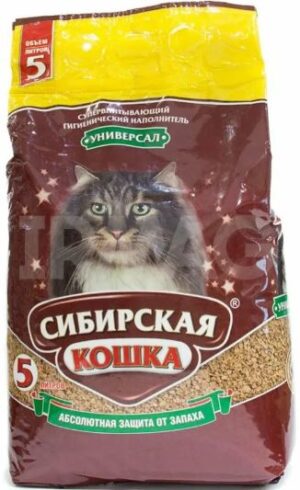 Сибирская Кошка наполнитель Впитывающий Универсальный 5л