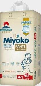 Miyoko Подгузники-трусики Детские L №4 (9-14кг) 48шт