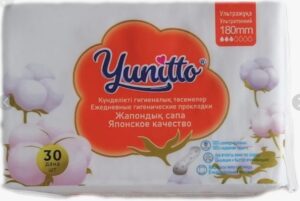 Yunitto Прокладки на каждый день 180мм 30шт