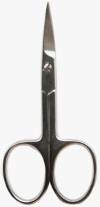 Solinqen Ножницы маникюрные на черной подложке, 1шт.