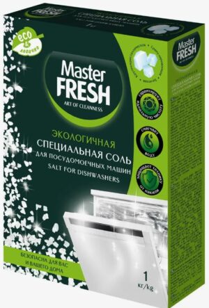 Master Fresh Экологичная Гранулированная Соль для посудомоечной машины , 1кг