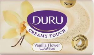 DURU мыло туалетное Creamy touch Vanilla Flower 165г