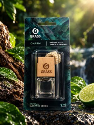 Grass ароматизатор жидкий Парфюмированный для Автомобиля Charm №5 7мл