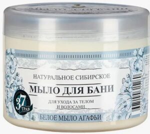 Рецепты Бабушки Агафьи мыло банное Белое 500мл