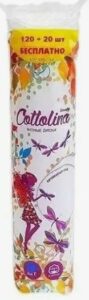 Cottolina ватные диски 140шт