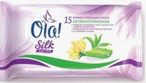 OLA Silk Sense Влажные салфетки Антибактериальные 15шт