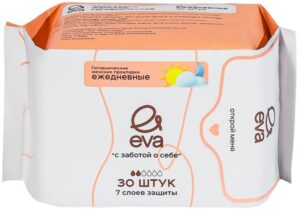 Eva Прокладки Ежедневные 2 капли, 30шт