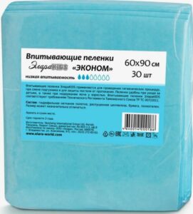 Элара Kids Пеленки одноразовые 60*90см 1шт