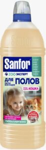 SANFOR средство для мытья полов Когда в доме кошка 1000мл
