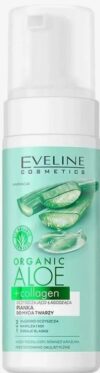 Eveline Cosmetics Пенка для умывания Очищающе-успокаивающая Алое Коллаген, 150мл