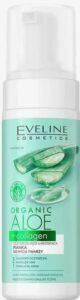 Eveline Cosmetics Пенка для умывания Очищающе-успокаивающая Алое Коллаген, 150мл