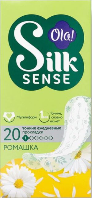 OLA Silk Sense гигиенические прокладки на каждый день Ромашка 20шт