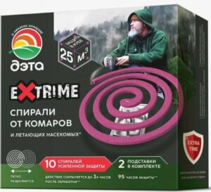 Спираль от комаров и летающих насекомых Extrime 10 шт.