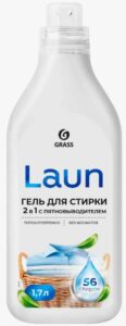 Grass Laun гель для стирки 2 в 1 с пятновыводителем 1.7 л