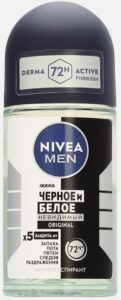 Nivea Антиперспирант Ролик Невидимый для чёрного и белого Authentic 150мл