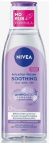 Nivea Мицеллярная вода Успокаивающая для лица, глаз и губ SOOTHING 400мл
