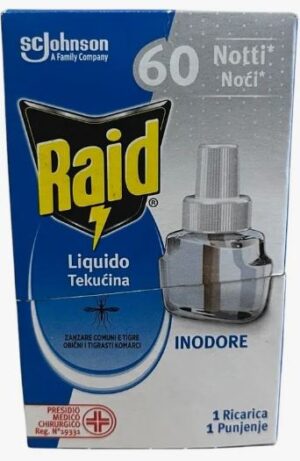 Raid жидкость для фумигатора от Комаров 60 ночей