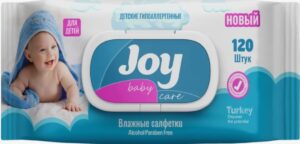 JOY Влажные салфетки детские 120шт.