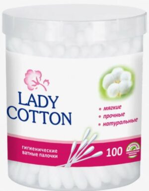 Lady Cotton Ватные палочки банка 100шт
