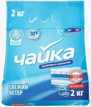 Чайка порошок стиральный Руч. Свежий ветер 2кг