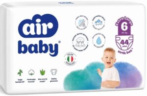 Air Baby  Подгузники детские Jumbo X Large №6 44шт