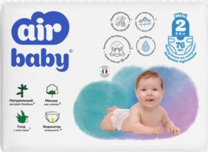 Air Baby  Подгузники детские Mini Boy №2 76шт