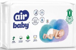 Air Baby  Подгузники детские NB №1 54шт