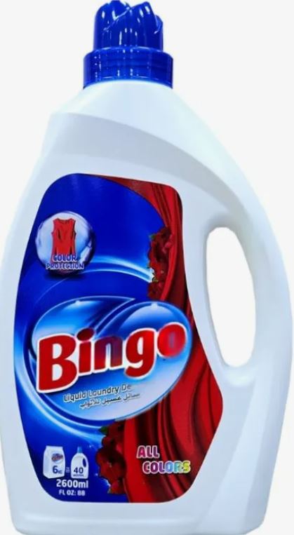 BINGO жидкий порошок для стирки All Colors 2600мл