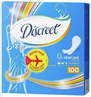 DISCREET Ежедневки AIR 0% Parfume 100шт