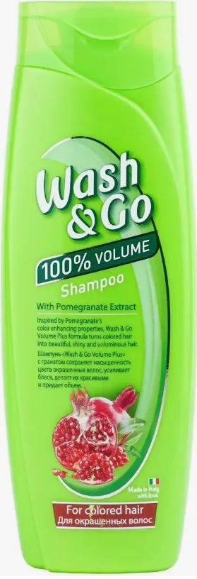 Wash&Go Шампунь Гранат для окрашенных волос 400мл