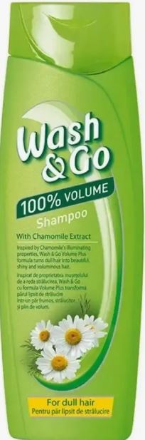 Wash&Go Шампунь Ромашка Блеск и смягчение 400мл