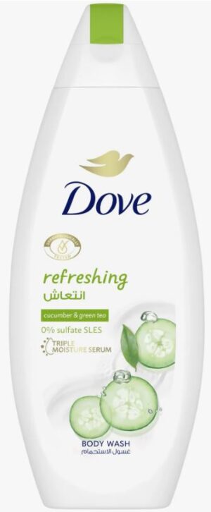 Dove Гель для душа Освежающий огурец 250мл