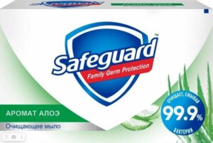 SAFEGUARD Мыло туалетное Аромат Алоэ 100гр