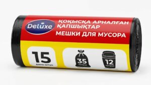 Deluxe Мусорные пакеты без завязок 35л 15шт